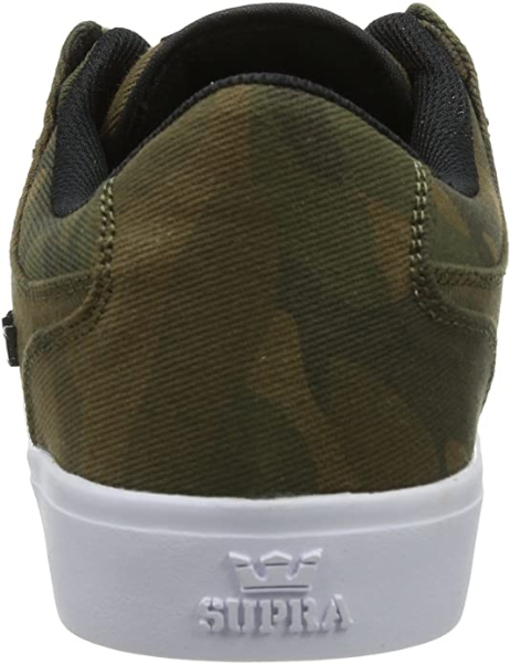 Supra scarpa sneakers da uomo in tela Vaider LC S86017 verde mimetico