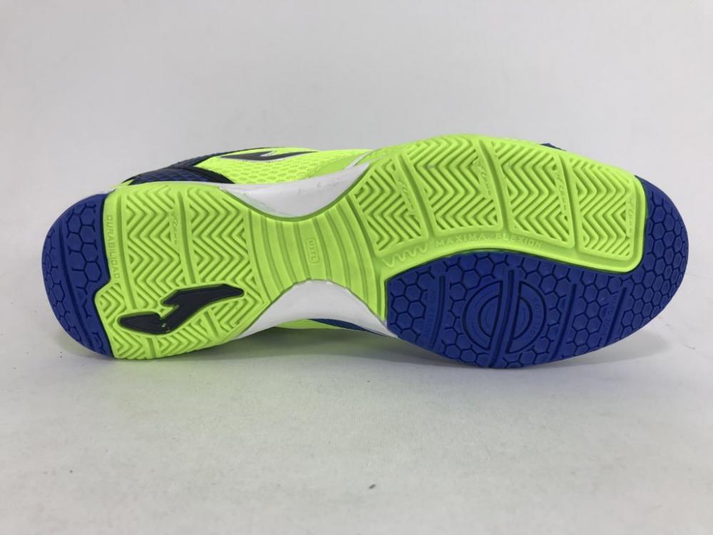 Joma scarpa da calcetto indoor uomo Dribling 836 DRIW.836.IN verde fluo-azzurro