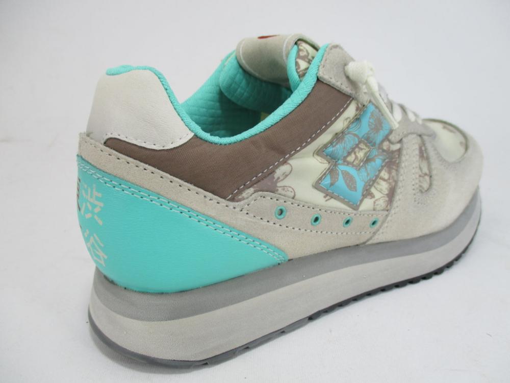 Lotto scarpa sneakers da donna Tokyo Wedge R7080 noce-menta