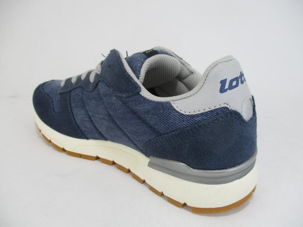 Lotto scarpa sneakers da uomo Record XI T3918 blu