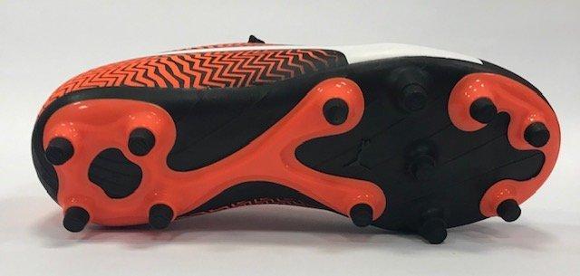 Puma scarpa da calcio da ragazzo Rapido II FG Jr 106063 03 arancio-nero-bianco