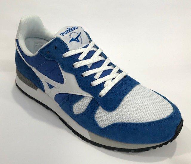 Mizuno scarpa sneakers da uomo ML87 D1GA190527 bianco azzurro