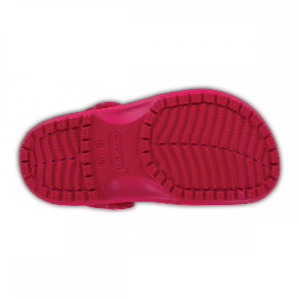 Crocs sandalo da bambina Classic Clog Kids 204536-6X0 rosa