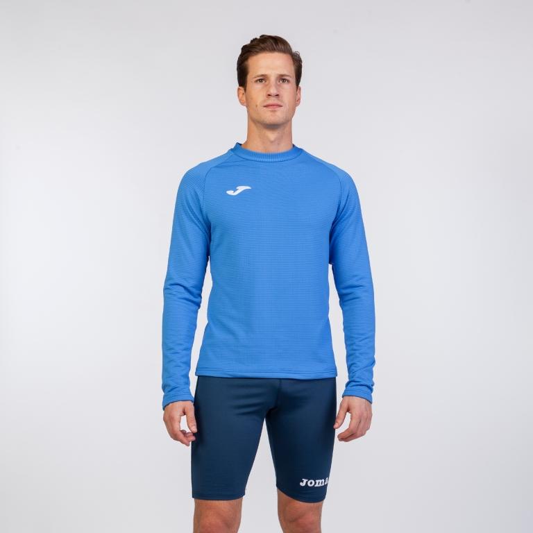 Joma maglietta termica da uomo Brama Fleece Shirt Royal L/S 101015.700 blu