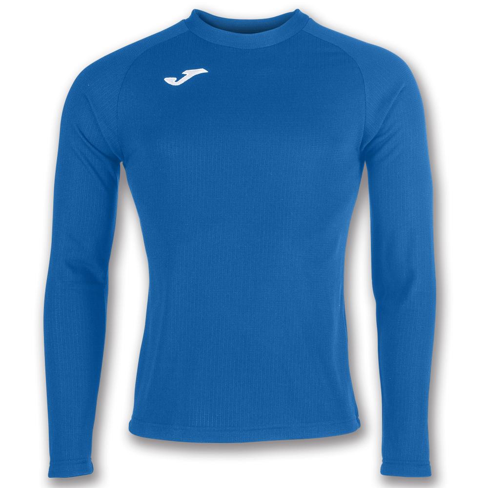 Joma maglietta termica da uomo Brama Fleece Shirt Royal L/S 101015.700 blu