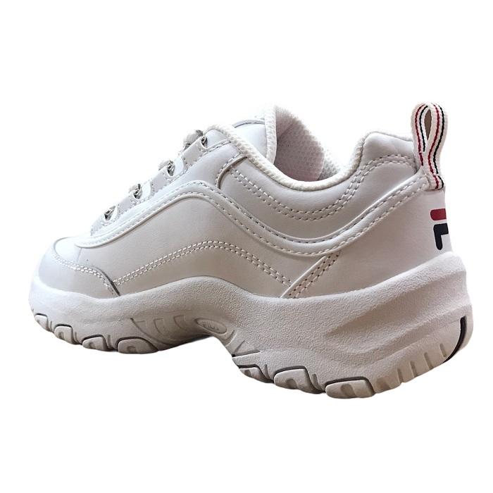 Fila scarpa sneakers junior Strada low 1010781.1FG bianco