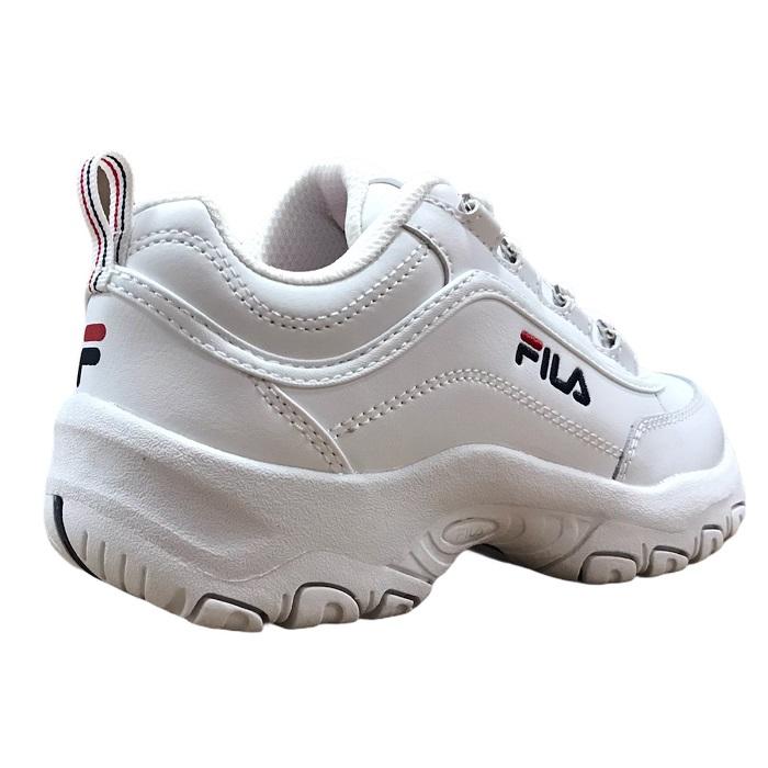 Fila scarpa sneakers junior Strada low 1010781.1FG bianco