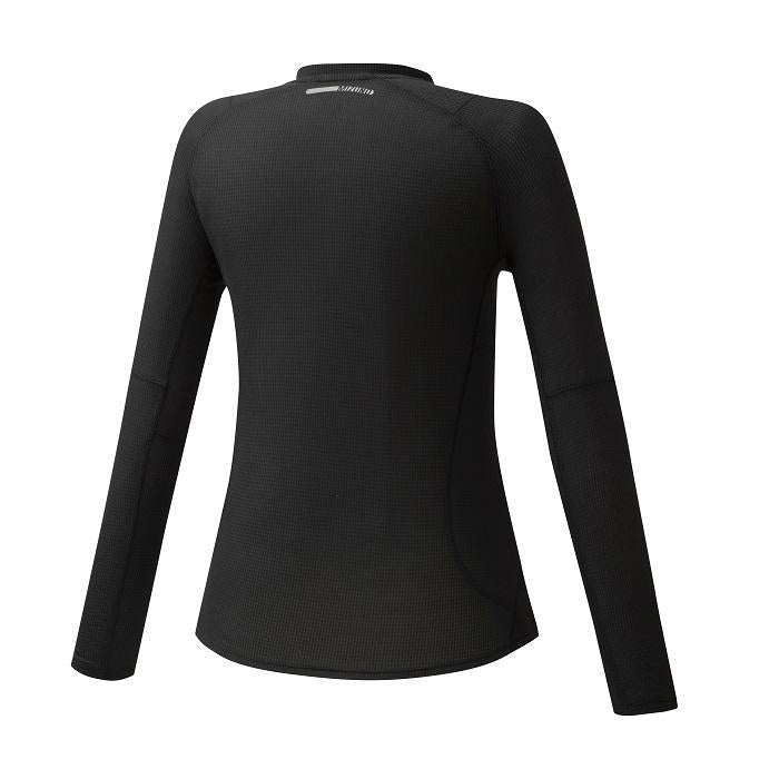 Mizuno maglia tecnica da corsa mezza zip da donna J2GA0715 09 nero
