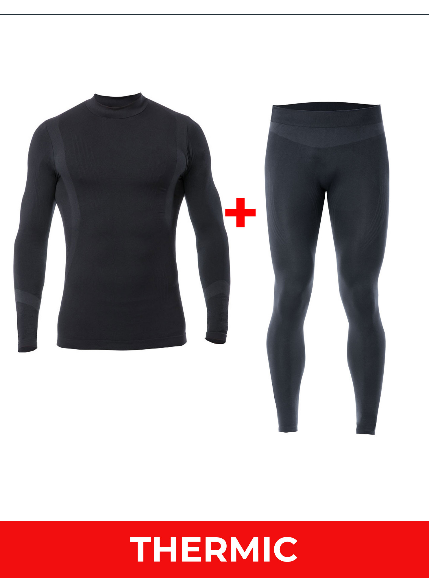 Iron-ic Kit T-shirt+Pantalone Termico Man 2.2 900413 nero