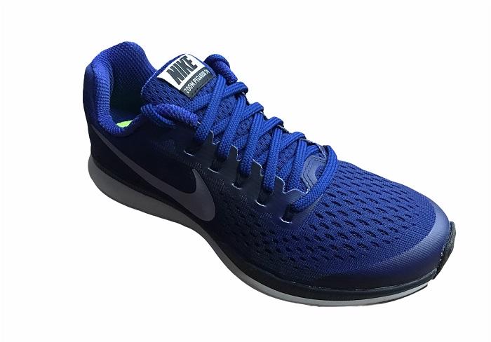 Nike Zoom Pegasus 34 GS scarpa da corsa 881953 404 deep royal blue-dark sky blue