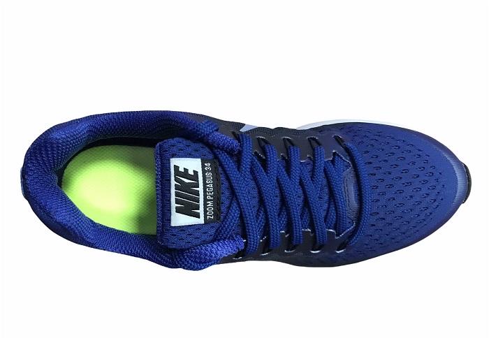 Nike Zoom Pegasus 34 GS scarpa da corsa 881953 404 deep royal blue-dark sky blue