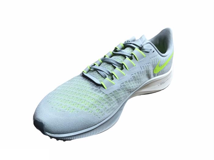 Nike Air Zoom Pegasus 37 scarpa da corsa BQ9646 003 grey fog-volt smoke grey sail