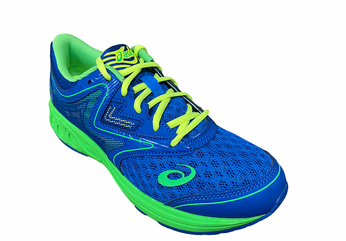 Asics scarpa da corsa da ragazzo Noosa C771N 4585 blu-verde