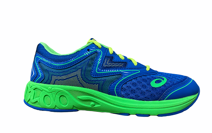 Asics scarpa da corsa da ragazzo Noosa C771N 4585 blu-verde