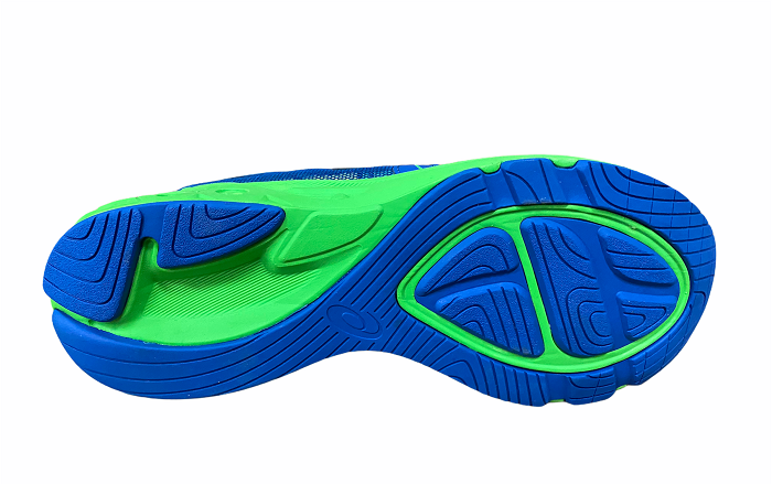 Asics scarpa da corsa da ragazzo Noosa C771N 4585 blu-verde
