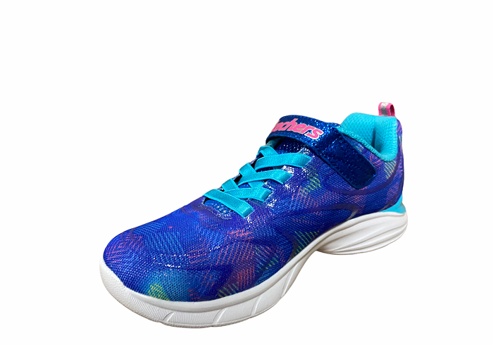 Skechers sneakers da bambina e ragazza Spirit sprint Rainbow Raz 81337L BLMT blu