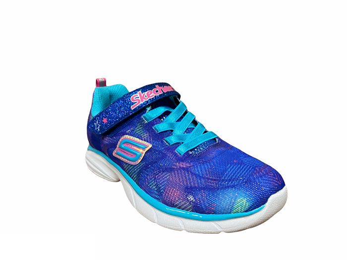 Skechers sneakers da bambina e ragazza Spirit sprint Rainbow Raz 81337L BLMT blu