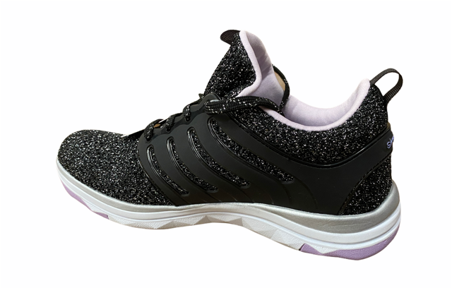 Skechers scarpa da ginnastica da ragazza Diamond Runner Sparkle Sprint 81561L BKLV nero lilla
