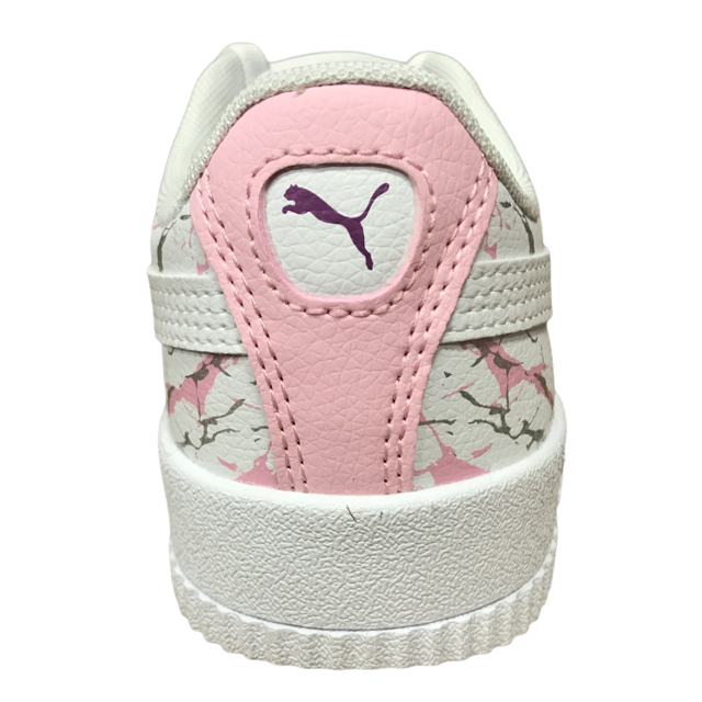 Puma sneakers da bambina Carina Marble Glitter PS 375090 01 white