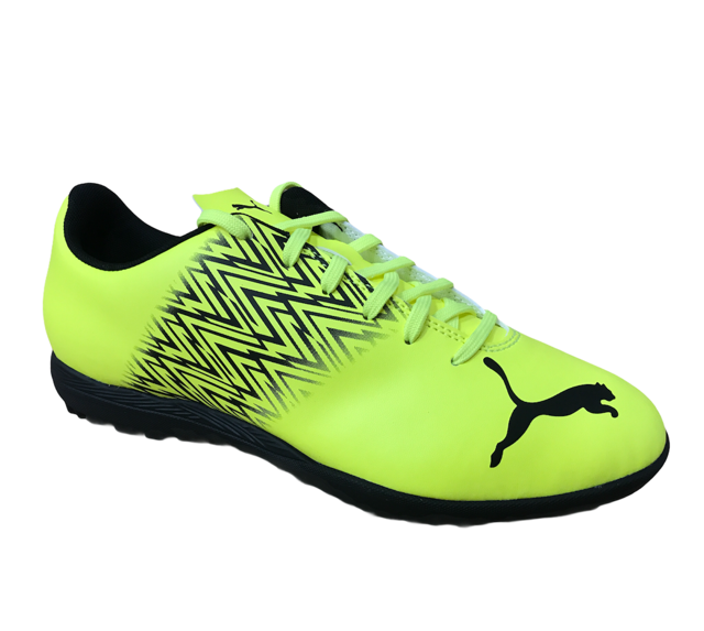 Puma scarpa da calcetto da uomo TACTO TT 106308 01 giallo fluo-nero