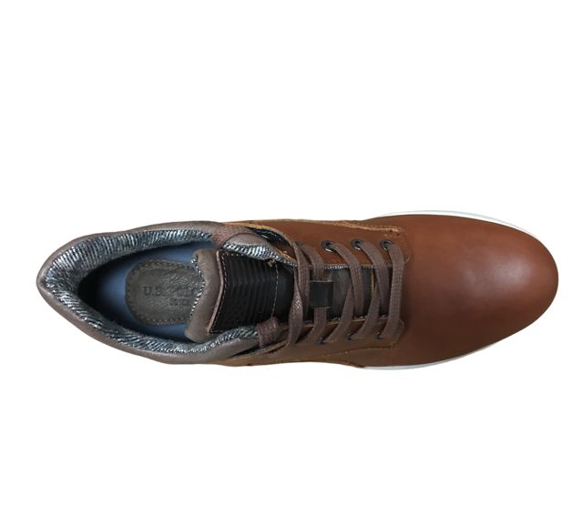 U.S. Polo Assn. scarpa casual da uomo in pelle Winter YETZI4072W8/L1 marrone