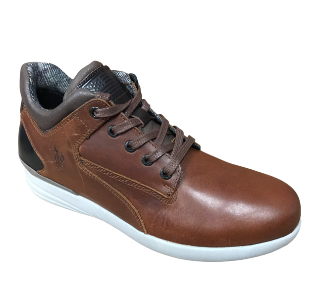 U.S. Polo Assn. scarpa casual da uomo in pelle Winter YETZI4072W8/L1 marrone