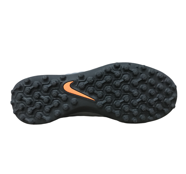 Nike scarpa da calcetto da uomo Phantomx 3 Club TF AH7281 081 grigio scuro-arancio