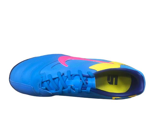 Nike scarpa da calcetto indoor da uomo Elastico Pro 415121 467 blue pink yellow