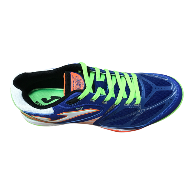Joma scarpa da calcetto da uomo Lozano 604 TF DRIW.601.TF blu-arancione