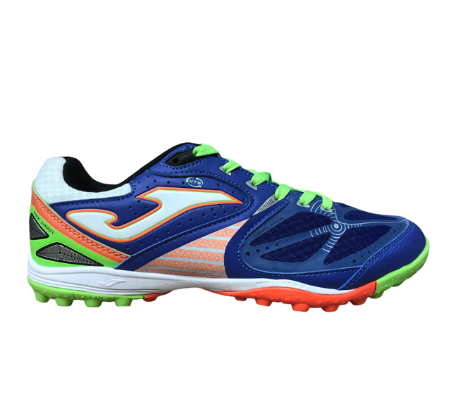 Joma scarpa da calcetto da uomo Lozano 604 TF DRIW.601.TF blu-arancione