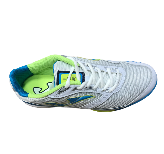 Joma scarpa da calcetto Lozano 402 TF LOZS.402.PT bianco-azzurro