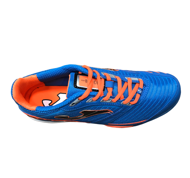 Joma scarpa da calcetto da uomo Lozano 405 TF LOZS.405.PT azzurro-arancio