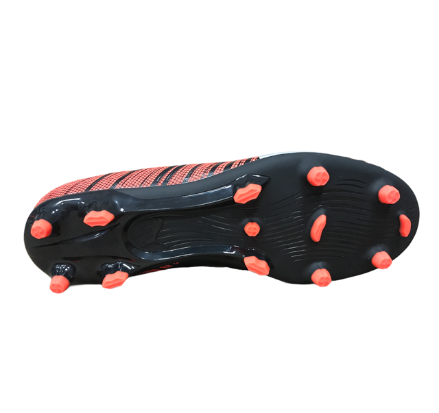 Puma scarpa da calcio da uomo One 5.4 FG/AG 105605 01 nero-rosso-argento