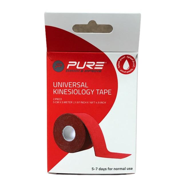 Pure 2Improve KINESIOLOGY TAPE 5x5 cm red (2 rotoli)