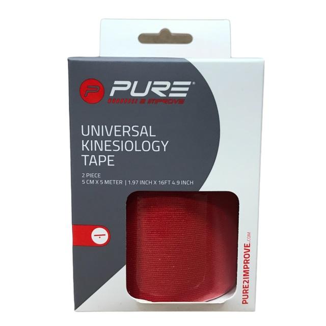 Pure 2Improve KINESIOLOGY TAPE 5x5 cm red (2 rotoli)