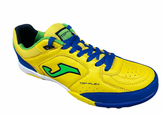 Joma scarpa da calcetto da uomo Top Flex 409 TF TOPS.409.PT giallo azzurro