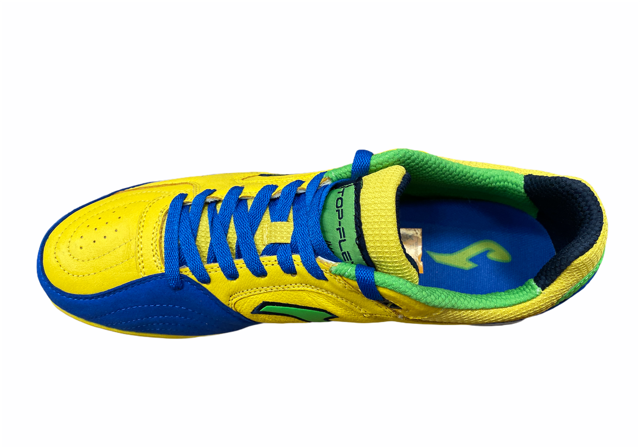 Joma scarpa da calcetto da uomo Top Flex 409 TF TOPS.409.PT giallo azzurro