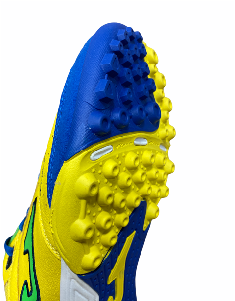Joma scarpa da calcetto da uomo Top Flex 409 TF TOPS.409.PT giallo azzurro