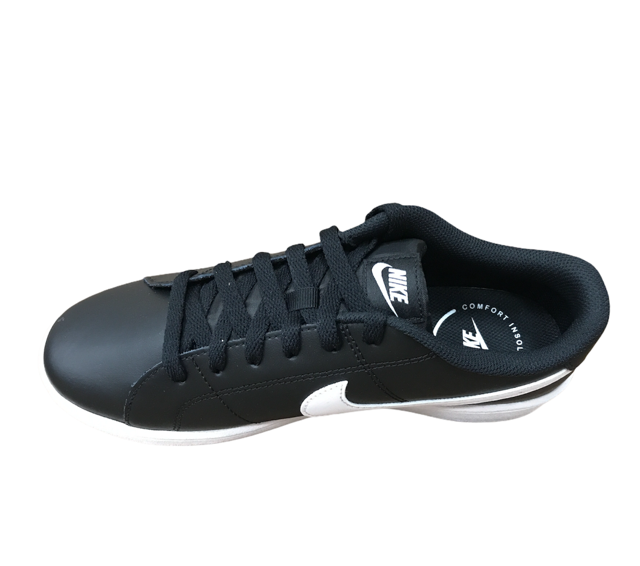 Nike scarpa sneakers da uomo Court Royale 2 CQ9246 001 nero-bianco