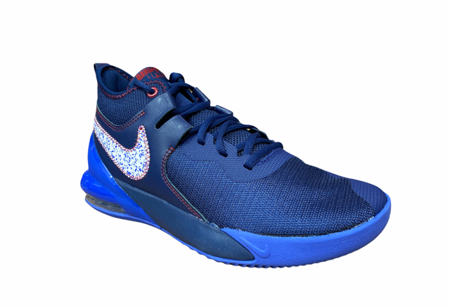 Nike scarpa da basket mid da uomo Air Max Impact CI1396 400 blu-bianco