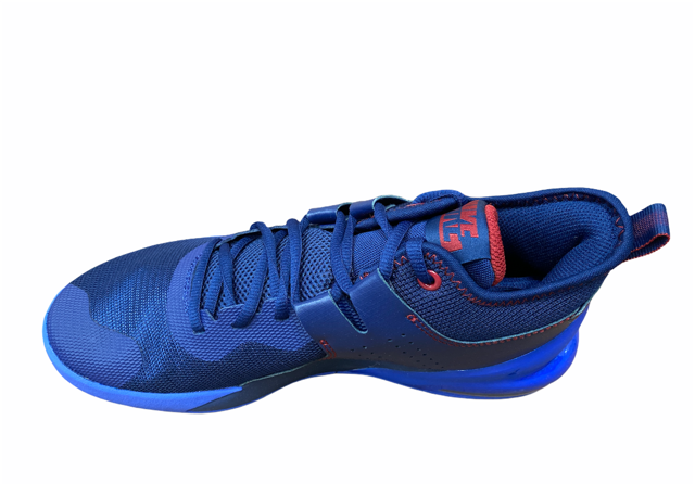 Nike scarpa da basket mid da uomo Air Max Impact CI1396 400 blu-bianco