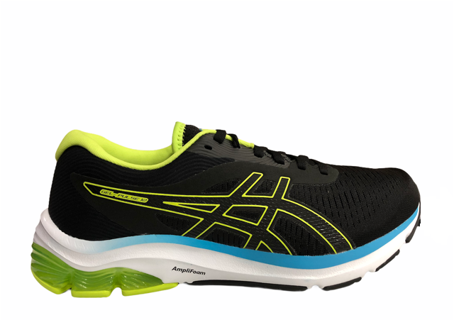 Asics scaropa da corsa da uomo Gel Pulse 12 1011A844 006 nero verde