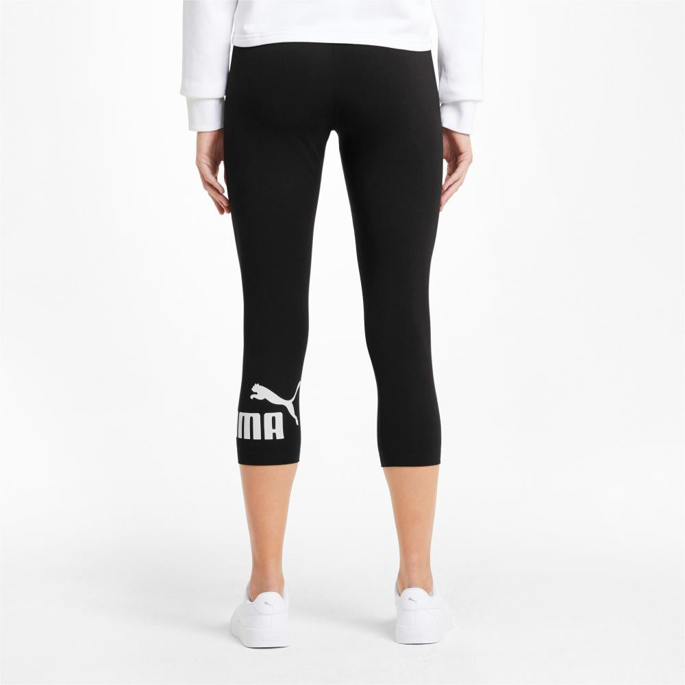 Puma pantalone sportivo da donna ESS 3/4 Logo Leggings 586828 01 black