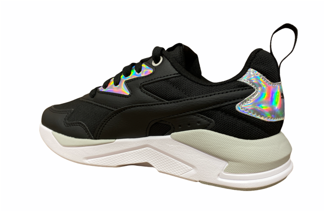 Puma scarpa sneakers da donna X-Ray Lite Metallic 368858 04 nero bianco viola