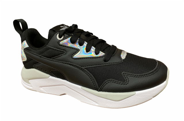 Puma scarpa sneakers da donna X-Ray Lite Metallic 368858 04 nero bianco viola