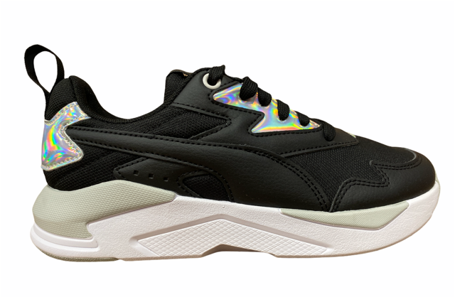 Puma scarpa sneakers da donna X-Ray Lite Metallic 368858 04 nero bianco viola