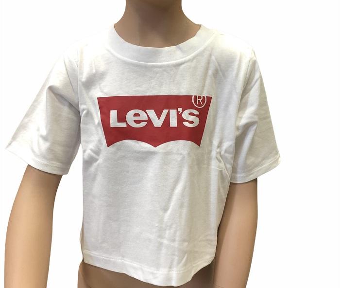 Levi's Kids Maglietta manica corta da ragazza LIGHT BRIGHT TOP 3E0220 001 bianco