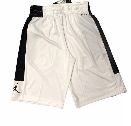 Jordan pantaloncino sportivo da uomo da basket Air Dry Knit CD5064 100 nero-bianco
