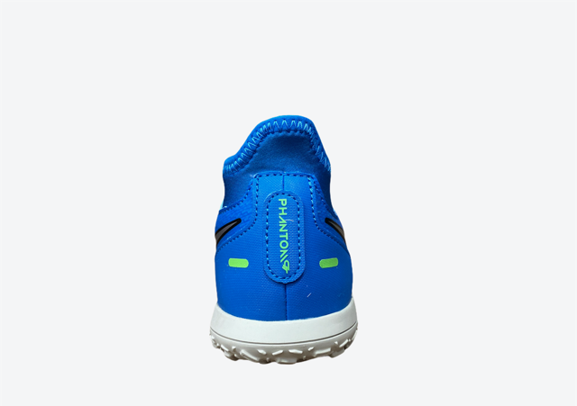 Nike scarpa da calcetto da ragazzo Phantom GT Club DF TF CW6729 400 blu-argento