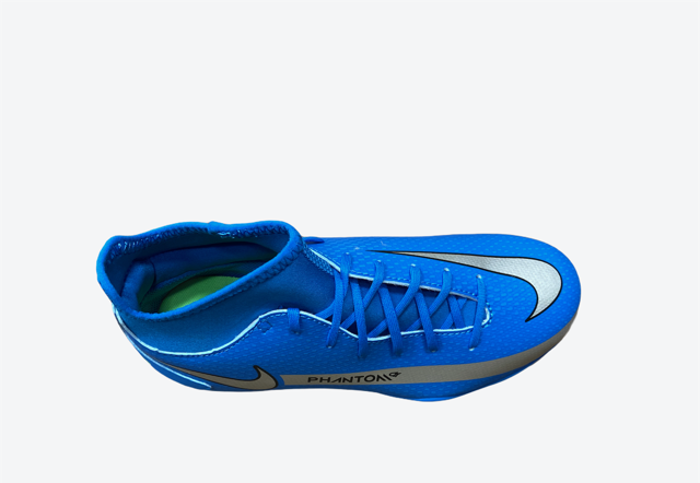 Nike scarpa da calcio Phantom GT Club DF FG/MG Jr CW6727 400 azzurro argento